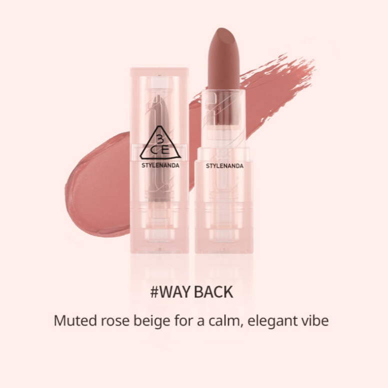 3CE Soft Matte Lipstick #WAY BACK