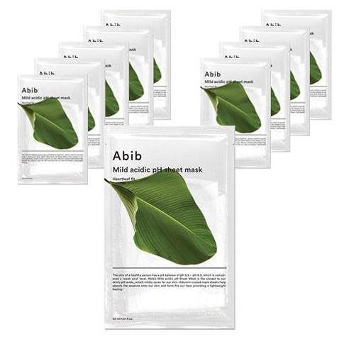 Abib Mild Acidic pH Sheet Mask Heartleaf Fit 30ml x 10ea